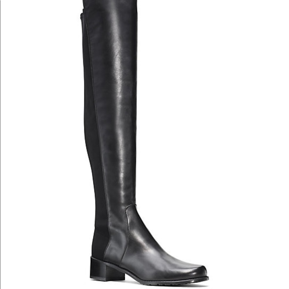 Black Stuart Weitzman Reserve boot. Never Worn!
